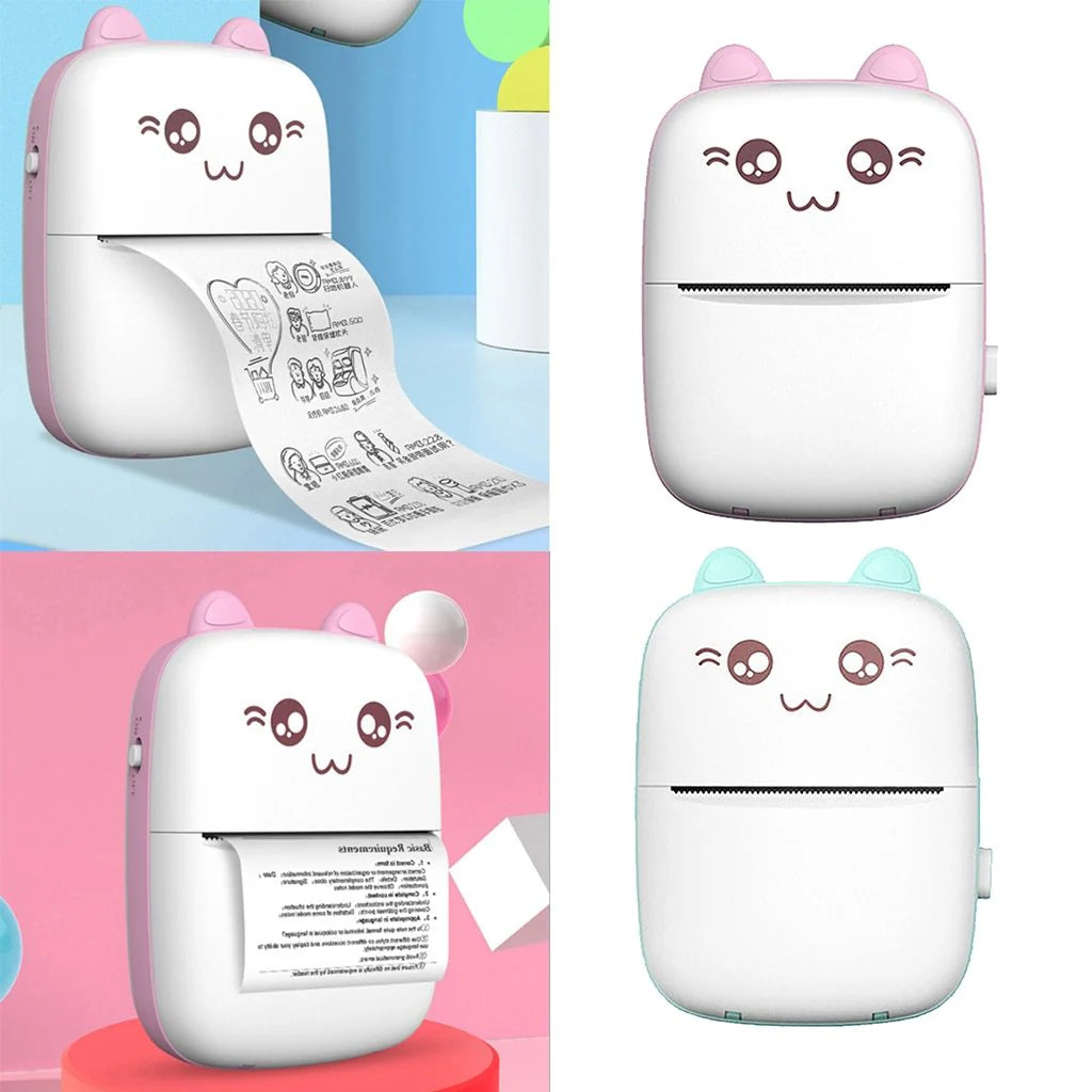 Portable Mini Bluetooth & WiFi Photo Printer - Perfect for Students & On-the-Go Printing!