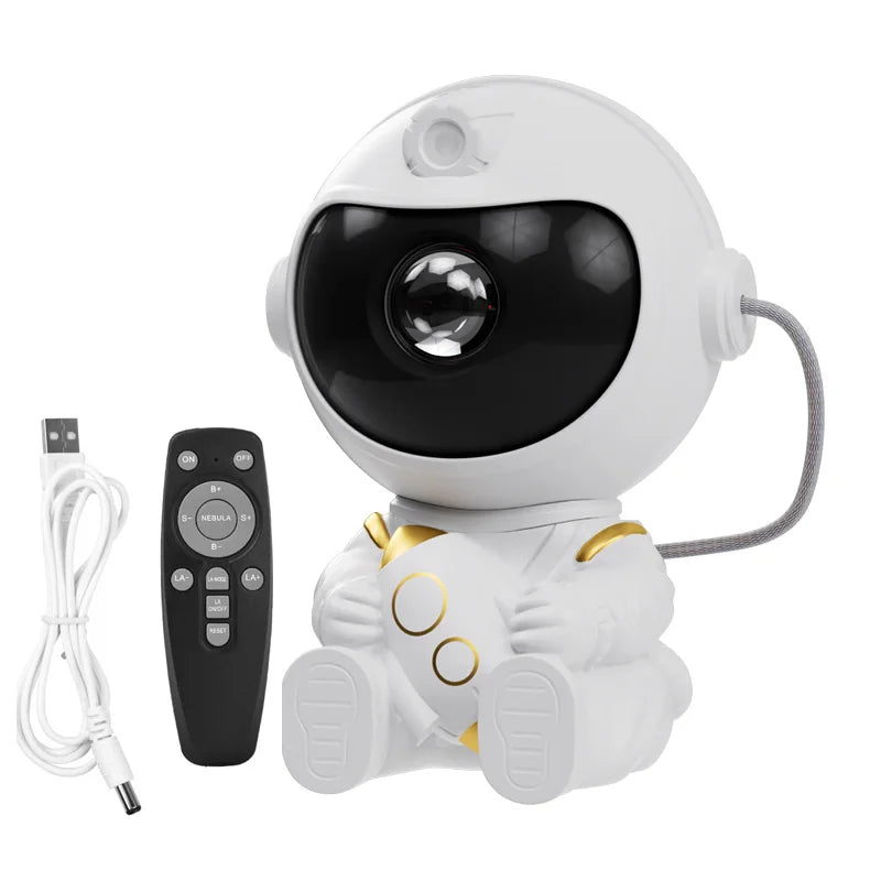 Enchanting Astronaut LED Star Projector - Transform Your Bedroom into a Starry Sky Wonderland! Perfect Gift for Kids!