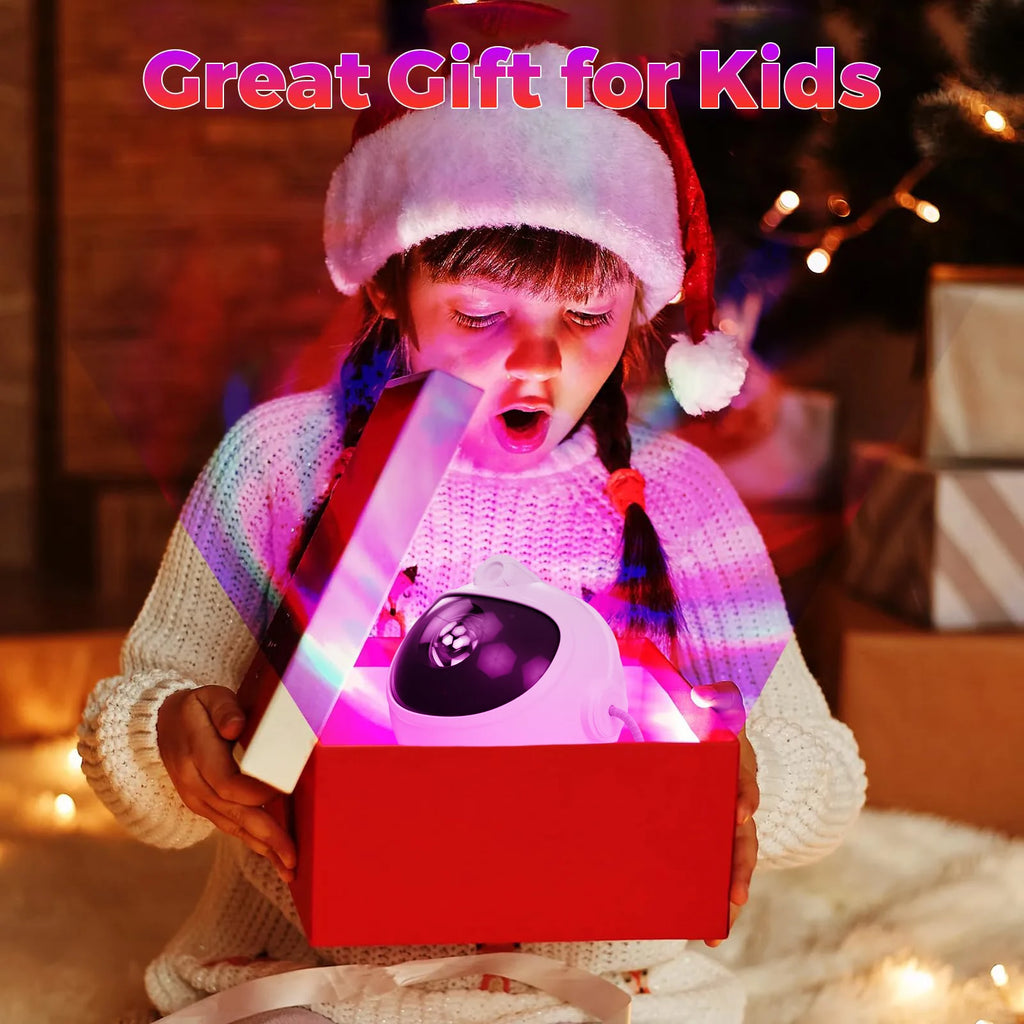 Enchanting Astronaut LED Star Projector - Transform Your Bedroom into a Starry Sky Wonderland! Perfect Gift for Kids!
