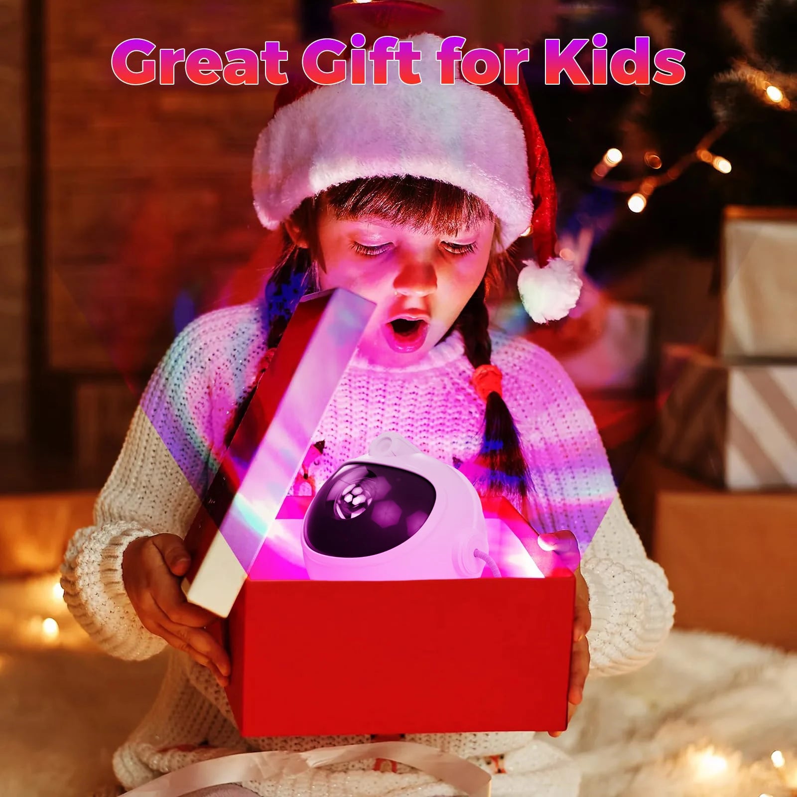 Enchanting Astronaut LED Star Projector - Transform Your Bedroom into a Starry Sky Wonderland! Perfect Gift for Kids!