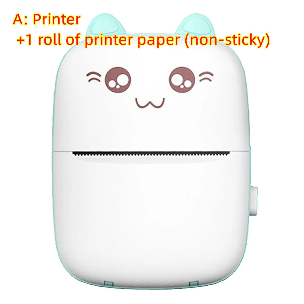 Portable Mini Bluetooth & WiFi Photo Printer - Perfect for Students & On-the-Go Printing!